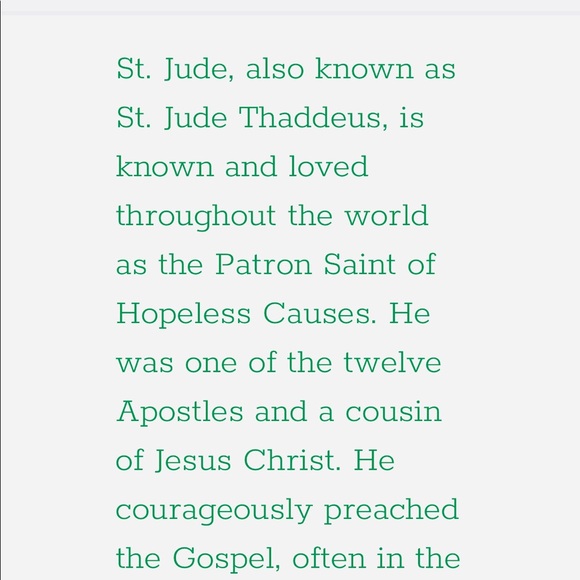 💙 SALE 4/$20 Baby Saint Jude Thaddeus plaque - Picture 4 of 8